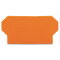WAGO Trennwand 280-328 2mm dick orange überstehend