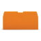 WAGO Abschluss- und Zwischenplatte 1mm dick orange