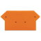 WAGO Abschlussplatte u. Zwischenplatte 281-317 orange