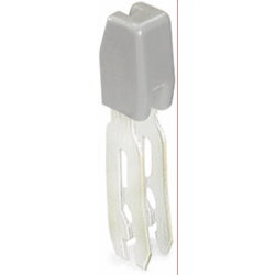 WAGO Schachtelbrücke 781-452 1auf2 isoliert grau