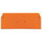 WAGO Abschlussplatte u. Zwischenplatte 280-326 orange