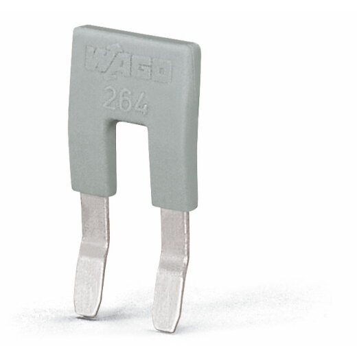 WAGO Einlegebrücke 264-402 2polig isoliert grau