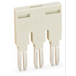 WAGO Kammbrücke 870-406 6fach lichtgrau