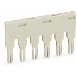 WAGO Kammbrücke 859-406 6fach lichtgrau