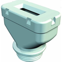 OBO Flachkabelverschraubung 106 FL M25 10 29 steingrau