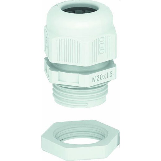 OBO Kabelverschraubung V-TEC VM25+ LGR mit Gegenmutter