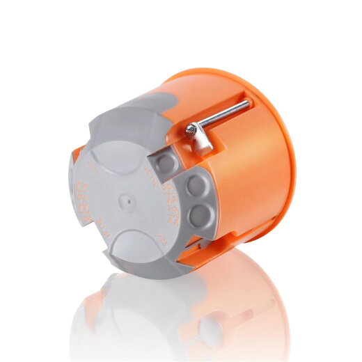 Legrand Gerätedose Hohlwand T:61mm orange winddicht