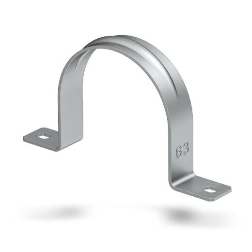 OBO Befestigungsschelle 605 63mm zweilappig aluminium