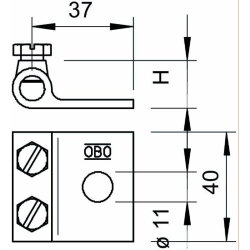 OBO Klemmschuh 319 10