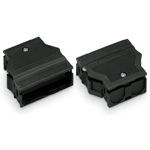 WAGO Zugentlastungsgehäuse 5-polig für 2 Leitungen schwarz 770-505