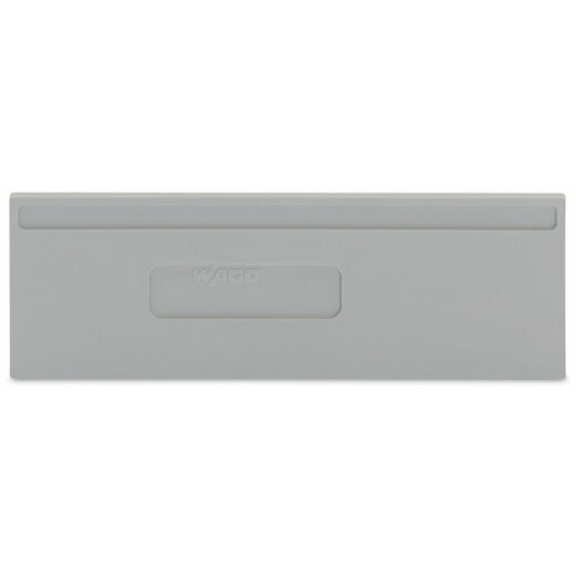 WAGO Trennwand 2 mm dick überstehend grau 279-345