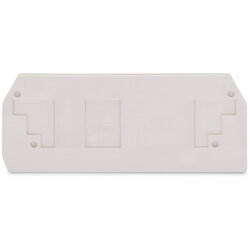 WAGO Abschluss- und Zwischenplatte 2,5 mm dick lichtgrau...