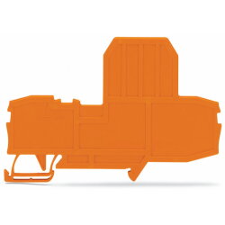 WAGO Endplatte für Sicherungsklemmen 2 mm dick grau...