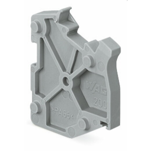 WAGO Blindmodul anreihbar zum Überspringen von z. B. gebrückten Klemmen grau 2001-549