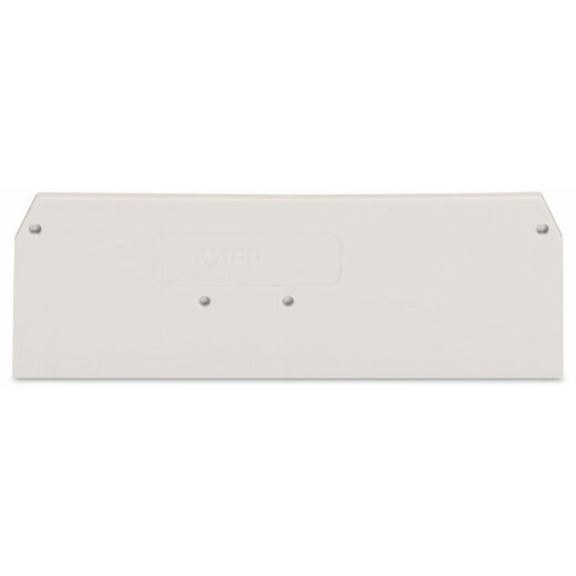 WAGO Abschluss- und Zwischenplatte 2,5 mm dick lichtgrau 281-345