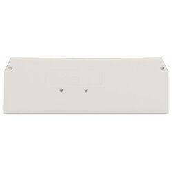 WAGO Abschluss- und Zwischenplatte 2,5 mm dick lichtgrau...