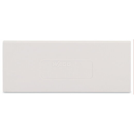 WAGO Trennwand 2 mm dick überstehend lichtgrau 281-356