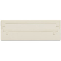 WAGO Trennwand 2 mm dick überstehend lichtgrau 282-342