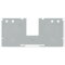 WAGO Trennwand mit Querverbinderspur 2 mm dick 157 mm breit grau 885-550