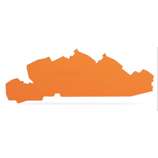 WAGO Abschluss- und Zwischenplatte  orange 2205-7692