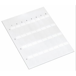 WAGO Selbstlaminierende Etiketten weiß 211-151