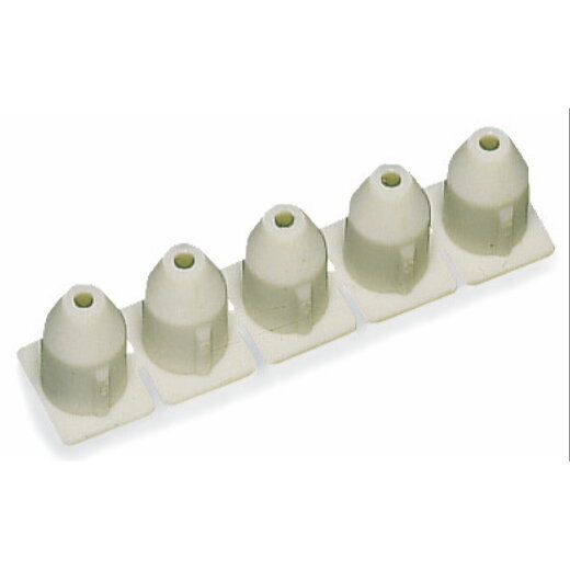 WAGO Isolierungsstopp 0,25 - 0,5 mm? 5 Stück / Strang lichtgrau 281-471