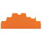WAGO Distanzplatte 1,1 mm dick orange 280-336