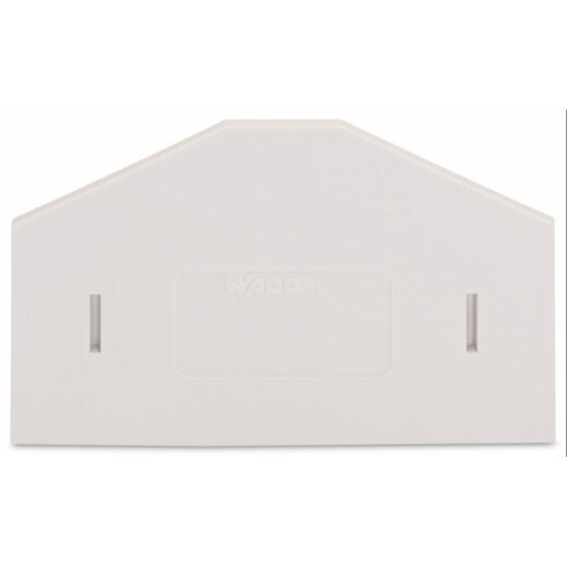 WAGO Trennwand 2 mm dick überstehend lichtgrau 281-358