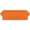 WAGO Trennwand 2 mm dick überstehend orange 279-327