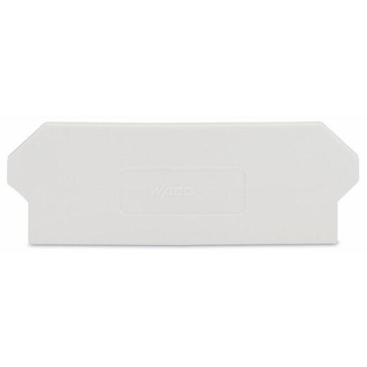 WAGO Trennwand 2 mm dick überstehend lichtgrau 279-338