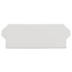 WAGO Trennwand 2 mm dick überstehend lichtgrau 279-338