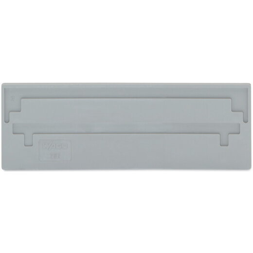 WAGO Trennwand 2 mm dick überstehend grau 282-309