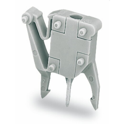 WAGO Prüfadapter passend für Leiterplattenklemmen, Serie 255, 256, 257 1-polig grau 249-110