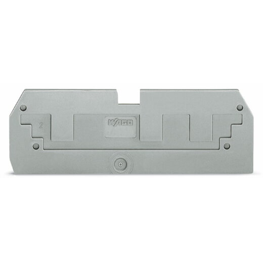 WAGO Reduzierabdeckplatte 1 mm dick in Verbindung mit 3-Leiter-Klemmen 284-681 orange 284-368