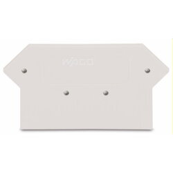 WAGO Abschluss- und Zwischenplatte 3 mm dick lichtgrau...