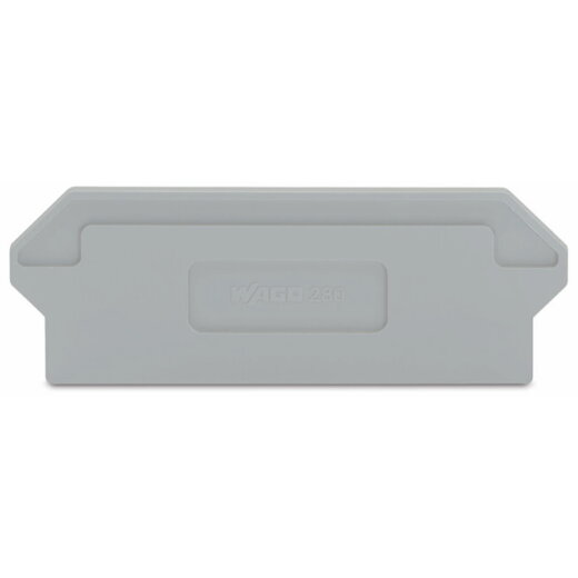 WAGO Trennwand 2 mm dick überstehend grau 280-337