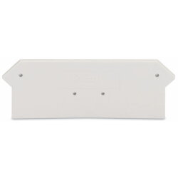 WAGO Abschluss- und Zwischenplatte 2,5 mm dick lichtgrau...