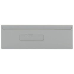 WAGO Trennwand 2 mm dick überstehend grau 281-338