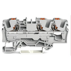 WAGO 3-Leiter-Durchgangsklemme mit Drücker 6 mm?...