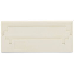 WAGO Trennwand 2 mm dick überstehend lichtgrau 282-331