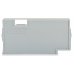 WAGO Trennplatte 2 mm dick überstehend grau 2004-1393