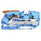 WAGO 2-Leiter-Durchgangsklemme mit Hebel und Push-in CAGE CLAMP® 10 mm? blau 2110-1204