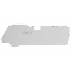WAGO Abschluss- und Zwischenplatte 1 mm dick für...