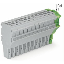 WAGO 1-Leiter-Federleiste Push-in CAGE CLAMP® 4 mm?...
