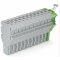 WAGO 1-Leiter-Federleiste Push-in CAGE CLAMP® 4 mm? grau/grün-gelb 2022-113/000-036