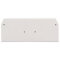 WAGO Abschluss- und Zwischenplatte 2,5 mm dick lichtgrau 281-355