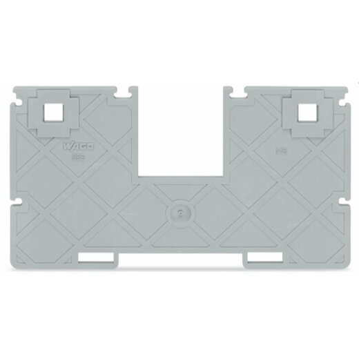 WAGO Trennwand mit Querverbinderspur 2 mm dick 110,3 mm breit grau 885-548