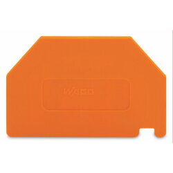 WAGO Trennwand 2 mm dick überstehend grau 284-332