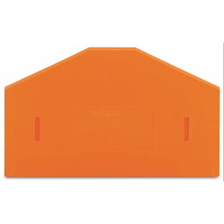 WAGO Trennwand 2 mm dick überstehend orange 281-318