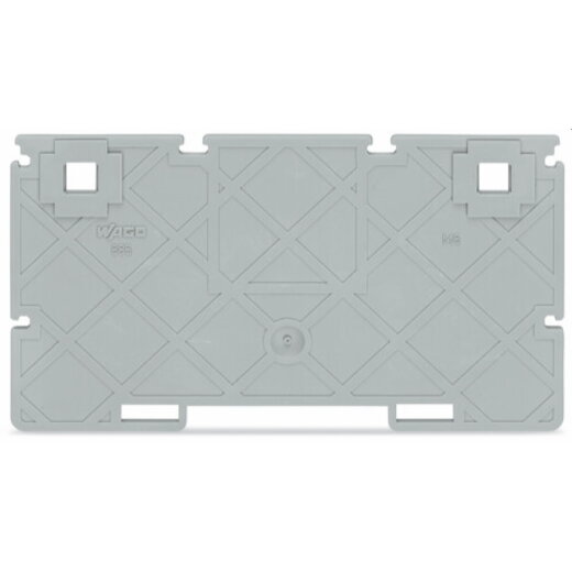 WAGO Trennwand 2 mm dick 110,3 mm breit grau 885-528